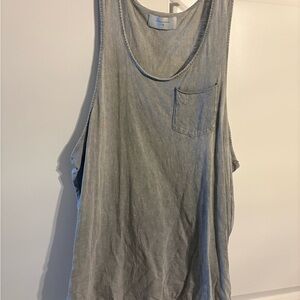 Men’s Cotton On Garments Gray Tank Top Size Large
